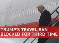 President Trumps travel ban blocked for third time by Hawaii federal judge