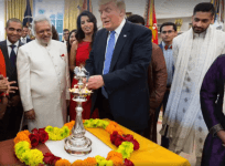 Trump celebrating Diwali