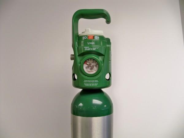 Portable oxygen cylinder. oxygen cylinder