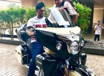 R. Madhavan with his Indian Roadmaster