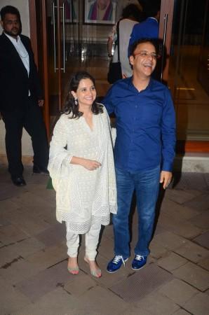 Filmmaker Vidhu Vinod Chopra alongwith his wife Anupama Chopra, film critic and owner of Film Companion, were also a part of the celebration. Vidhu Vinod Chopra Anupama