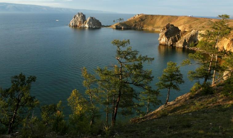 A general view shows the Burkhan cape of the Olkhon Island at the Baikal Lake, Eastern Siberia, Russia, September 9, 2016. Picture taken September 9, 2016. Baikal Lake
