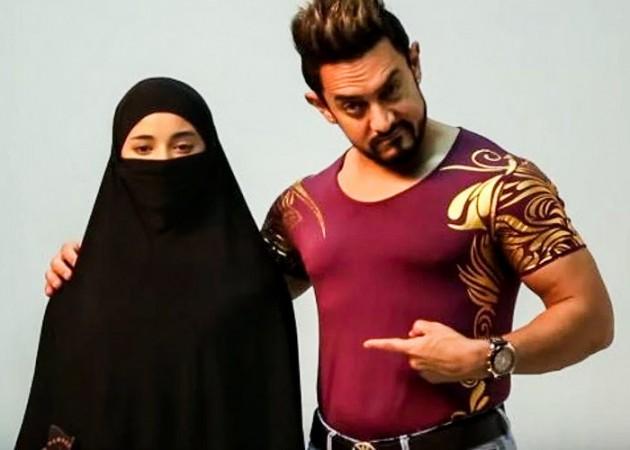 A still from Secret Superstar featuring Aamir Khan and Zaira Wasim. Secret Superstar box office collections day 1