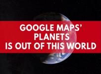 Google Maps now covers our solar system