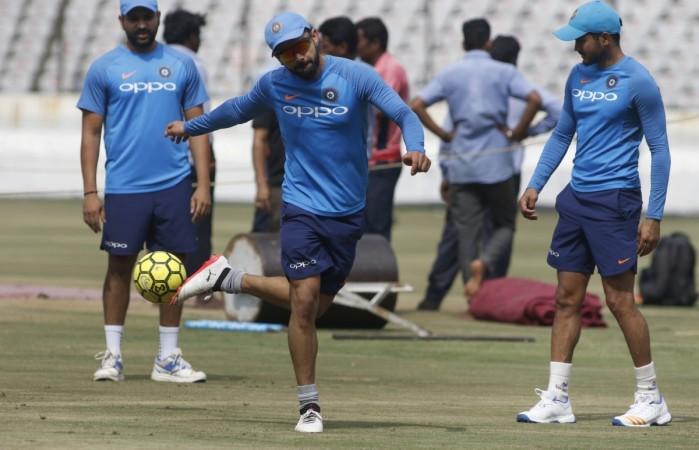 Virat Kohli training