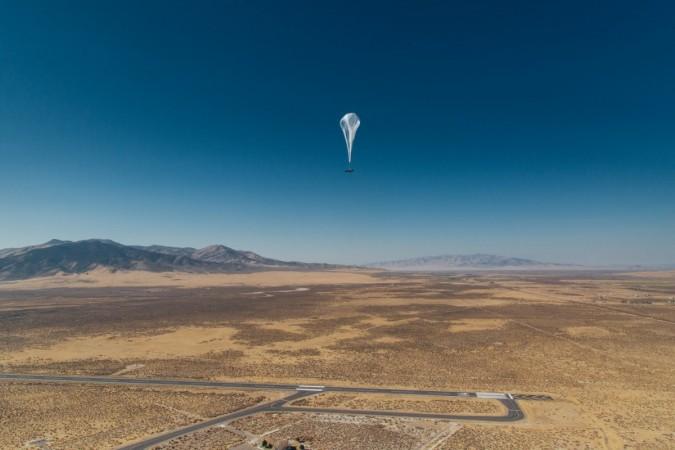 A Loon balloon on its way to Puerto Rico from Nevada A Loon balloon on its way to Puerto Rico from Nevada