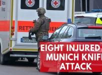 Suspect arrested after eight injured in Munich knife attack
