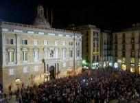 Thousands take to the streets to call for Catalonia independence amid Spanish government crackdown