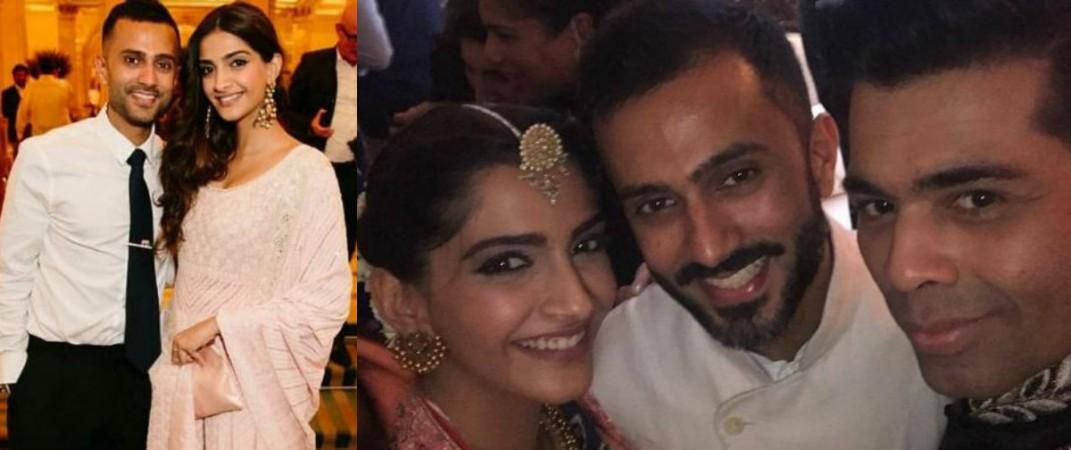 Sonam Kapoor, Anand Ahuja celebrate Diwali together Sonam Kapoor, Anand Ahuja celebrate Diwali together