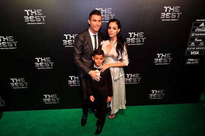 A family affair at The Best FIFA Football Awards ceremony in London. Cristiano Ronaldo, Georgina Rodriguez