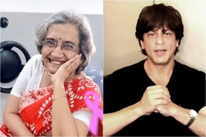 Cancer patient Aruna PK whose desire for meeting Shah Rukh Khan was fulfilled before she closed her eyes. Shah Rukh khan Meets Aruna