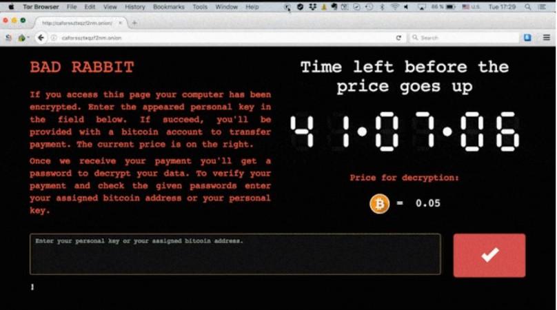 Bad Rabbit ransomware hits Russia, Eastern Europe: Here's how to safeguard your PCs Bad Rabbit, ransomware, how to safe guard PCS from malware