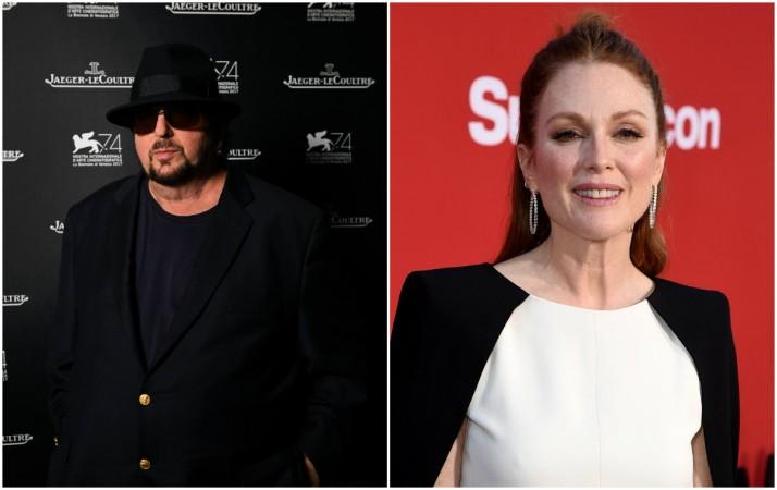 Director James Toback (L), Julianne Moore (R) James Toback, Julianne Moore
