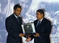 MS Dhoni and N Srinivasan