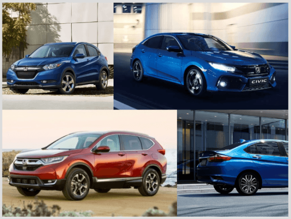Upcoming Honda cars in India
