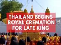 Thailand begins royal cremation for late King Bhumibol Adulyadej