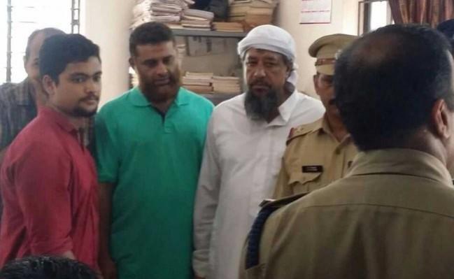 In picture: Three of the five people arrested by the Kerala Police on October 25-26 over suspected ISIS links. UK hamsa