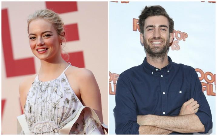 Emma Stone (L) and Dave McCary (R). emma stone