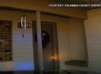 Former police officer slams patrol car into ex-wifes house