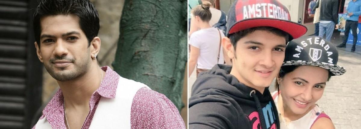 Amit Tandon; Rohan Mehra with Bigg Boss 11 contestant Hina Khan Amit Tandon; Rohan Mehra, Hina Khan