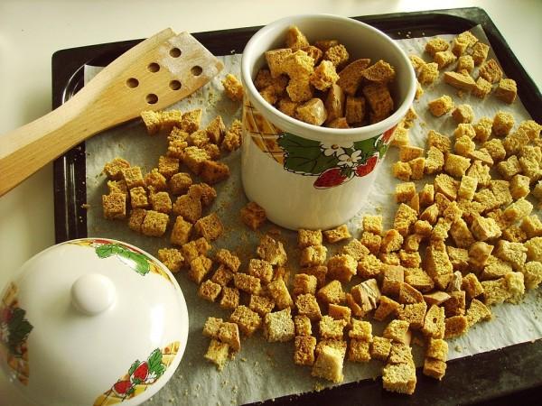 croutons, fats,