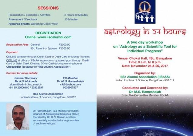 'Astrology as a Scientific Tool for Individual Progress' IIScAA