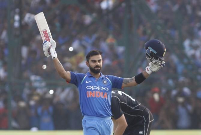 Kohli became the fastest man to reach 9000 ODI runs last month Virat Kohli