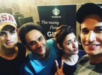 Prince Narula, Yuvika Chaudhary with Bigg Boss 11 contestants Vikas Gupta and Priyank Sharma