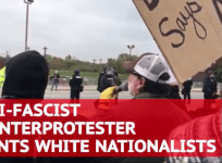 Counter prostester rips white nationalists at Tennessee rally