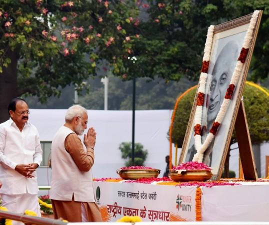 PM Modi on Rashtriya Ekta Diwas. Modi