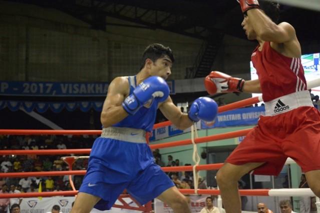 Shiva was beaten by Manish Kaushik in the Flyweight final Shiva Thapa