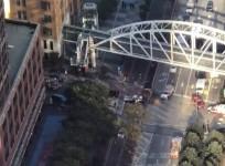 New York attack: Amateur footage shows aftermath of truck ramming in lower Manhattan