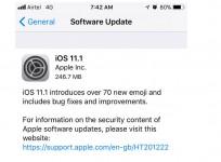 Apple, iOS 11.1, update, KRACK Wi-Fi bug