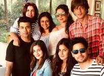 Shah Rukh khan's 52nd birthday party with guests