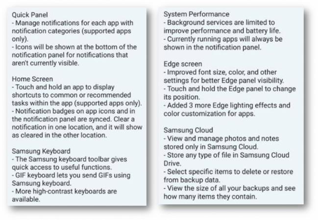 Changelog for Samsung Galaxy S8 Android 8.0 Oreo beta Samsung Galaxy S8 Android 8.0 Oreo beta