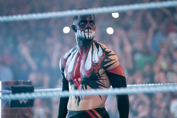 Finn Balor, dressed up as his alter-ego Demon King finn balor, wwe