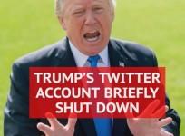 Donald Trumps Twitter account deactivated by employee on last day of work