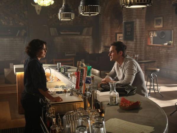 Lana Parrilla and Andrew J West in Once Upon A Time season 7. Once Upon A Time