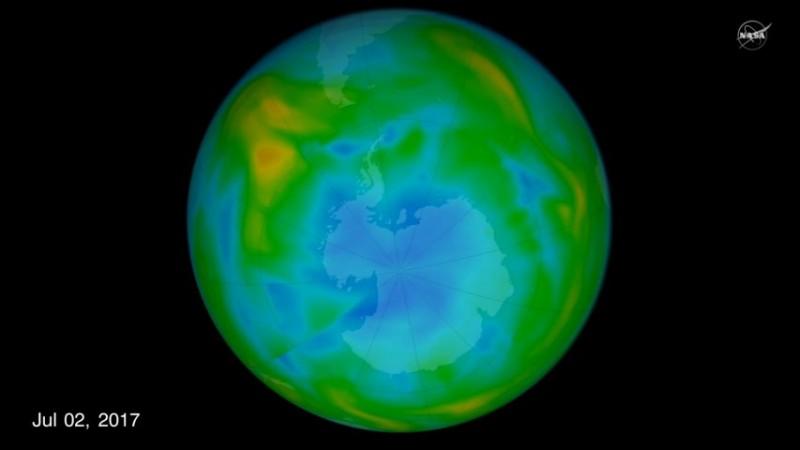 Nasa finds hole over ozone at its smallest since 1988 Ozone recovery