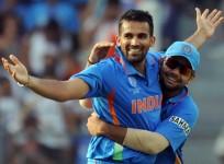 Zaheer Khan and Virat Kohli