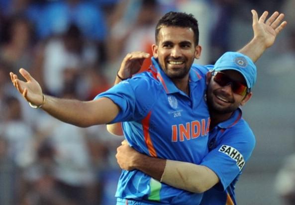File photo of Zaheer and Kohli Zaheer Khan and Virat Kohli