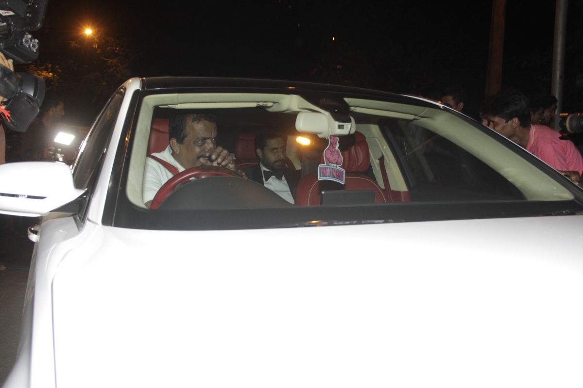 Abhishek Bachchan at Deepika Padukone's Padmavati celebration party