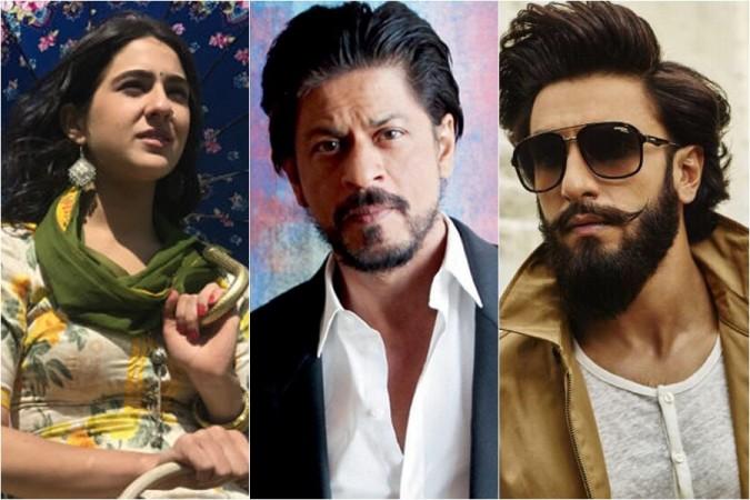 Sara Ali Khan, Shah Rukh Khan and Ranveer Singh Sara SRK Ranveer