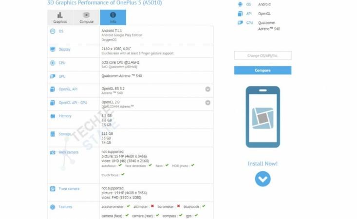 OnePlus 5T makes a stop at GFXBench site: Key specifications leaked ahead of launch OnePlus 5T, launch date, GFXBench, specifications,exclusive, availability details