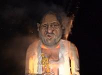Effigy Of Harvey Weinstein Burnt At British Towns Bonfire Night