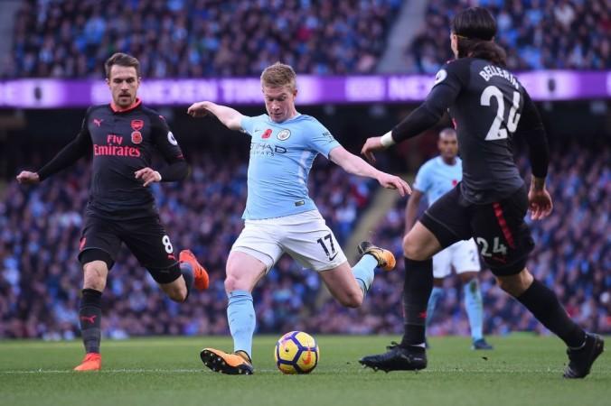 De Bruyne was in top form against Arsenal on Sunday Kevin de Bruyne