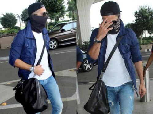 Shahid Kapoor at Mumbai airport Shahid Kapoor