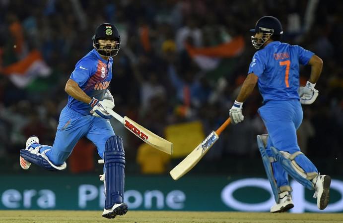Kohli and Dhoni are two of the fastest runners between the wickets in international cricket MS Dhoni and Virat Kohli