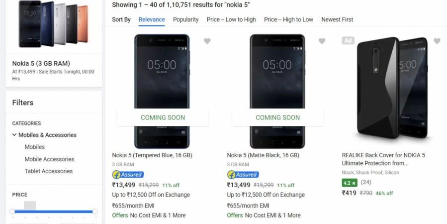 Nokia 5 3GB RAM all set to debut on Flipkart mid-night in India; price, launch offers and more Nokia 5, 3GB RAM, HMD Global Oy, Flipkart, price, specifications, launch offers