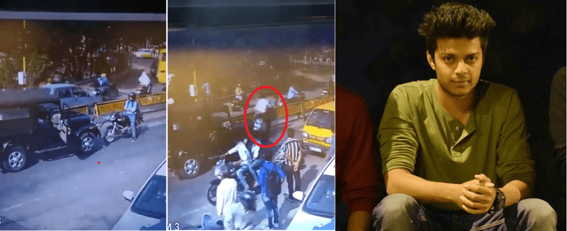 This bike rider blocks way of a jeep driver, who drove the vehicle in a wrong direction. Sahil Batav